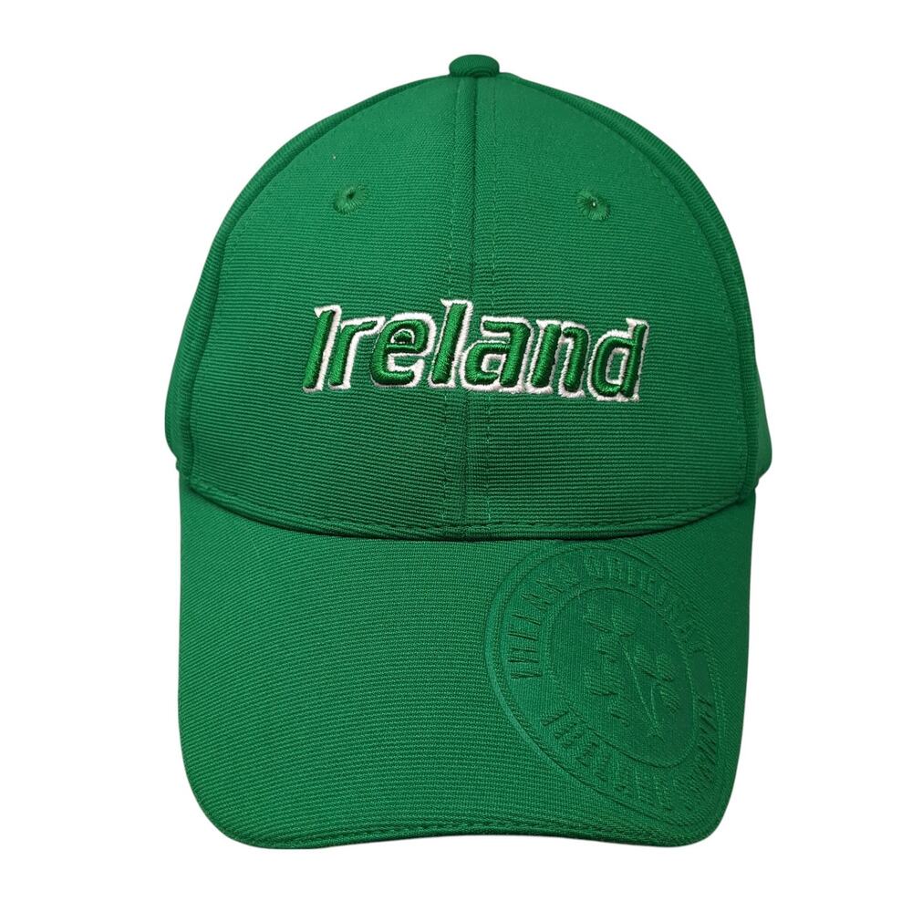 Ireland Strapback Baseball Cap Green One Size Adjustable Embroidered Lansdowne